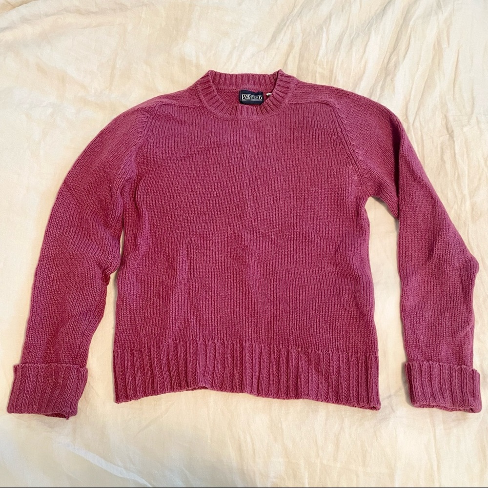 Lands’ End 100% Wool Sweater